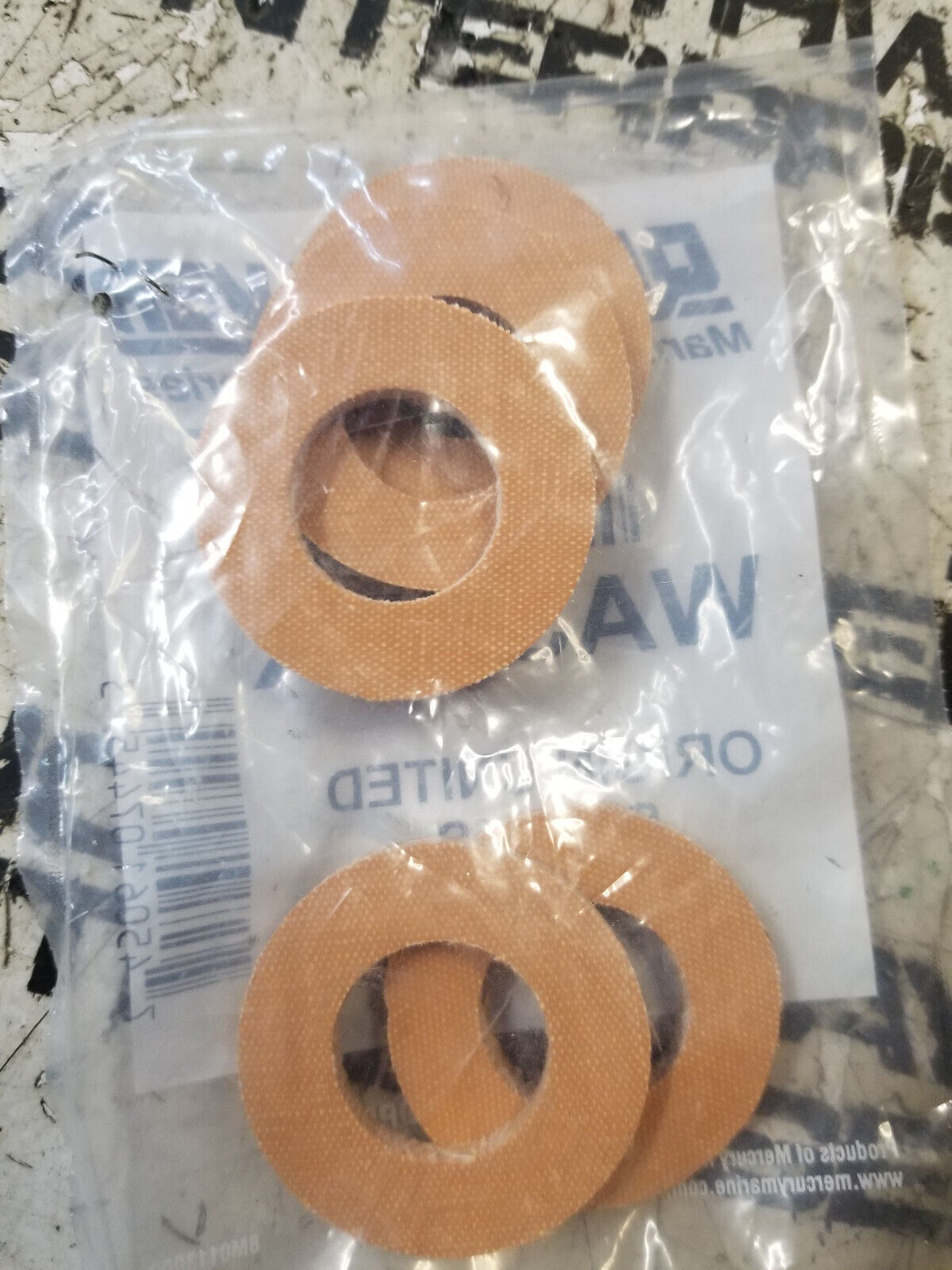 1 BAG OF 5 - QUICKSILVER 12-32834 WASHER