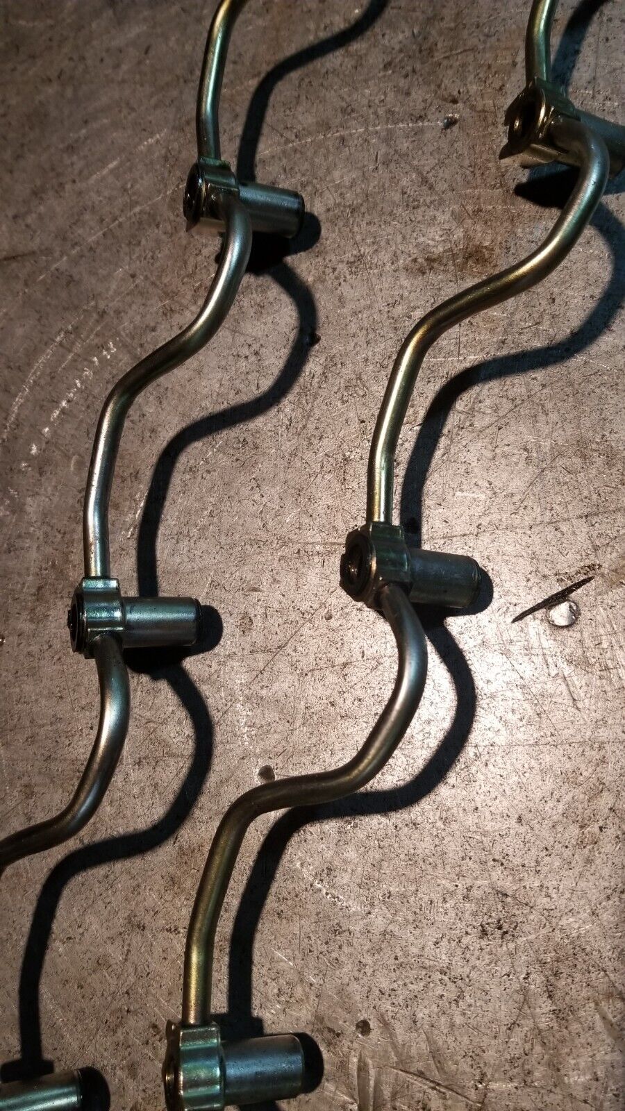 01-04 6.6L GM Chevy LB7 Duramax Diesel Fuel Injector Return Line 97188733 SET