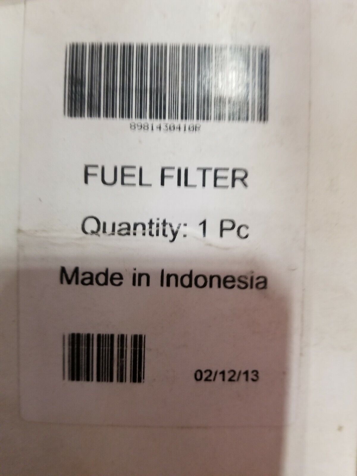 John Deere Fuel Filter 8981430410R