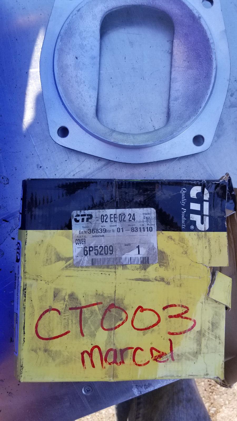 CATERPILLAR CTP 6P5209 COVER 6P-5209