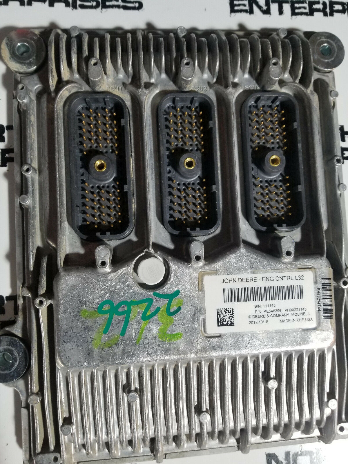 JOHN DEERE ECM RE546396 PH90221145 ENG CNTRL L32