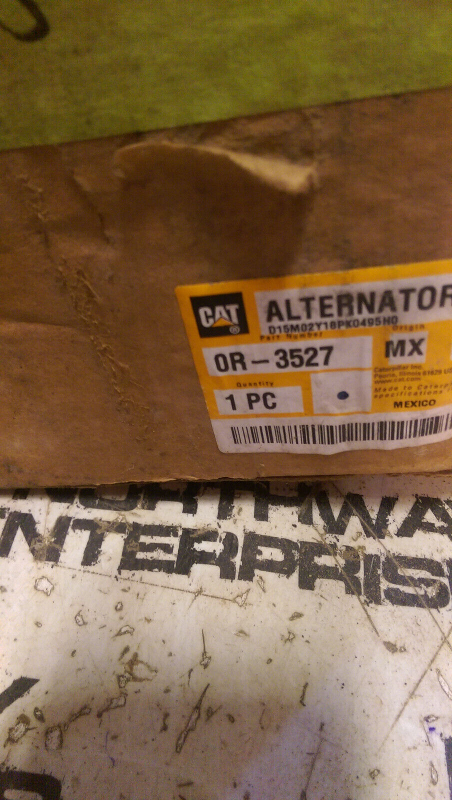 OEM CATERPILLAR 0R-3527 ALTERNATOR 0R3527