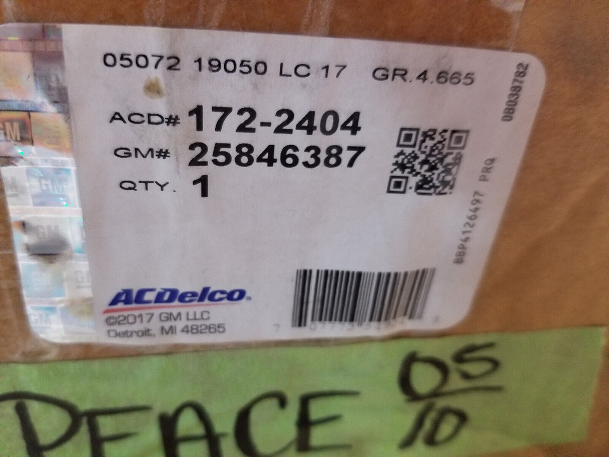 25846387 AC DELCO BRAKE CALIPER 172-2404