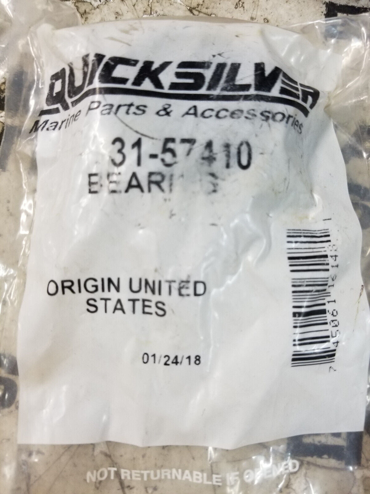 Quicksilver Mercury Mercruiser Quicksilver 31-57410 Bearing