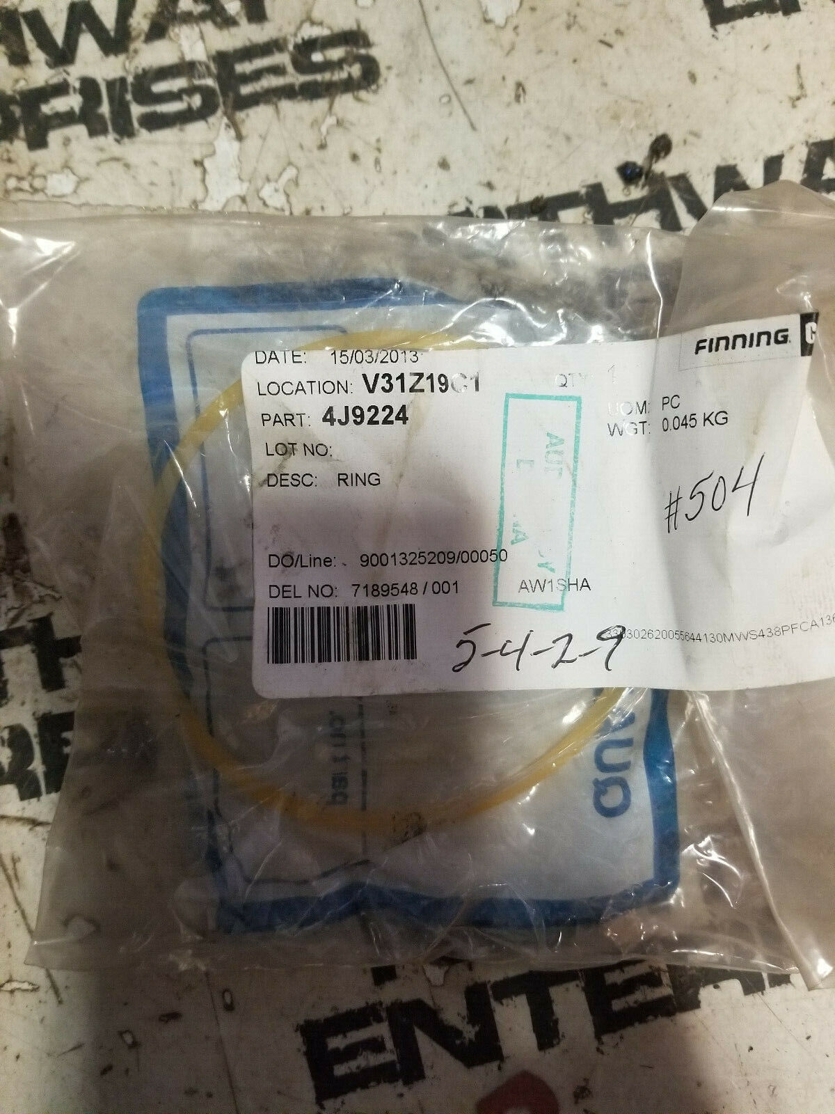 4J-9224 CATERPILLAR O RING