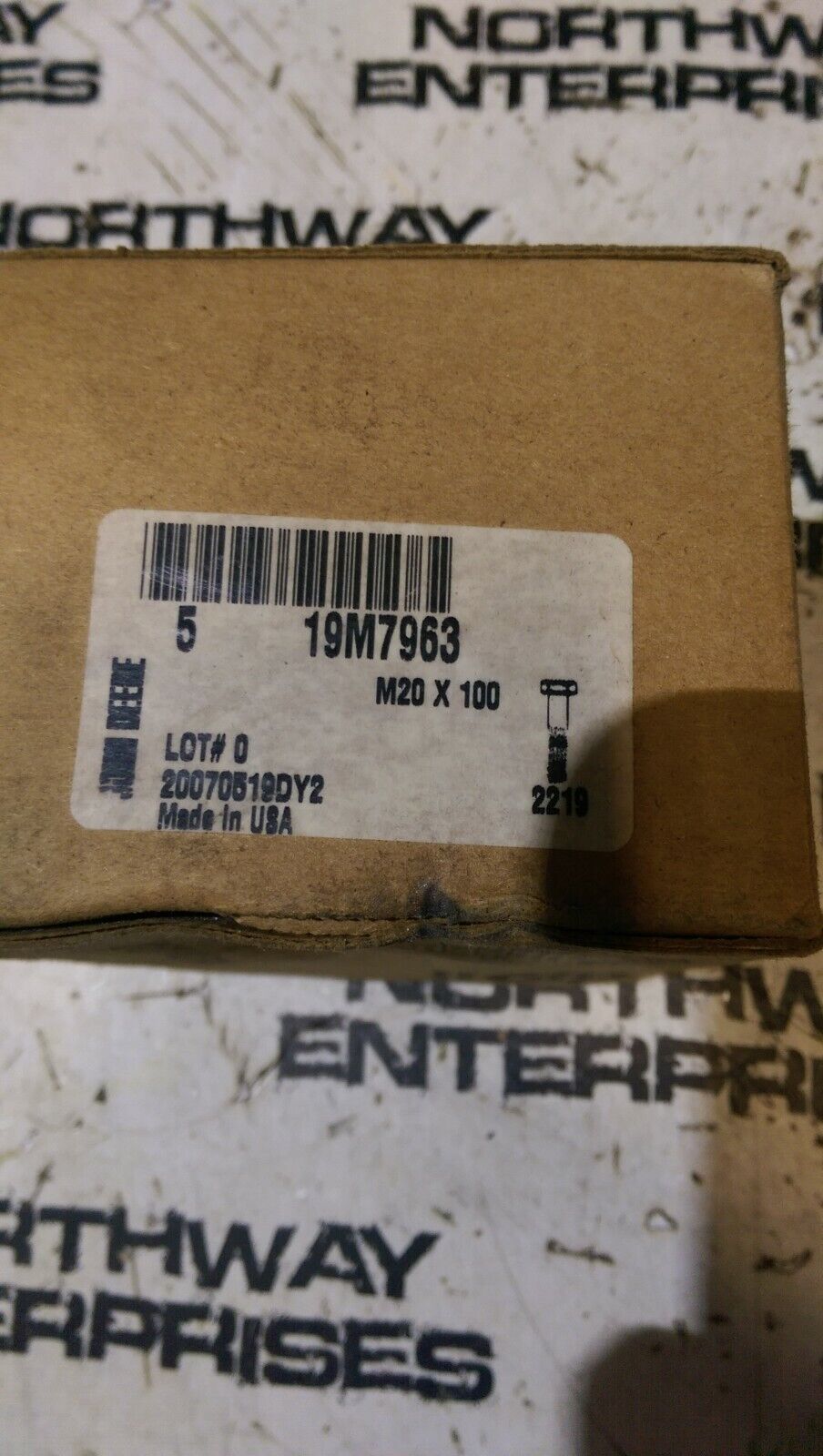 19M7963 BOLT SET OF 5 BOLTS