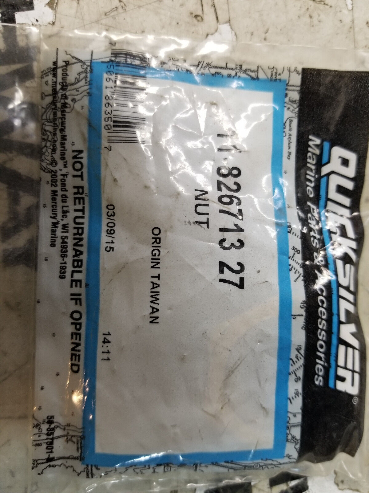 LOT OF 2 pc - Mercury / QUICKSILVER 11-826713 27