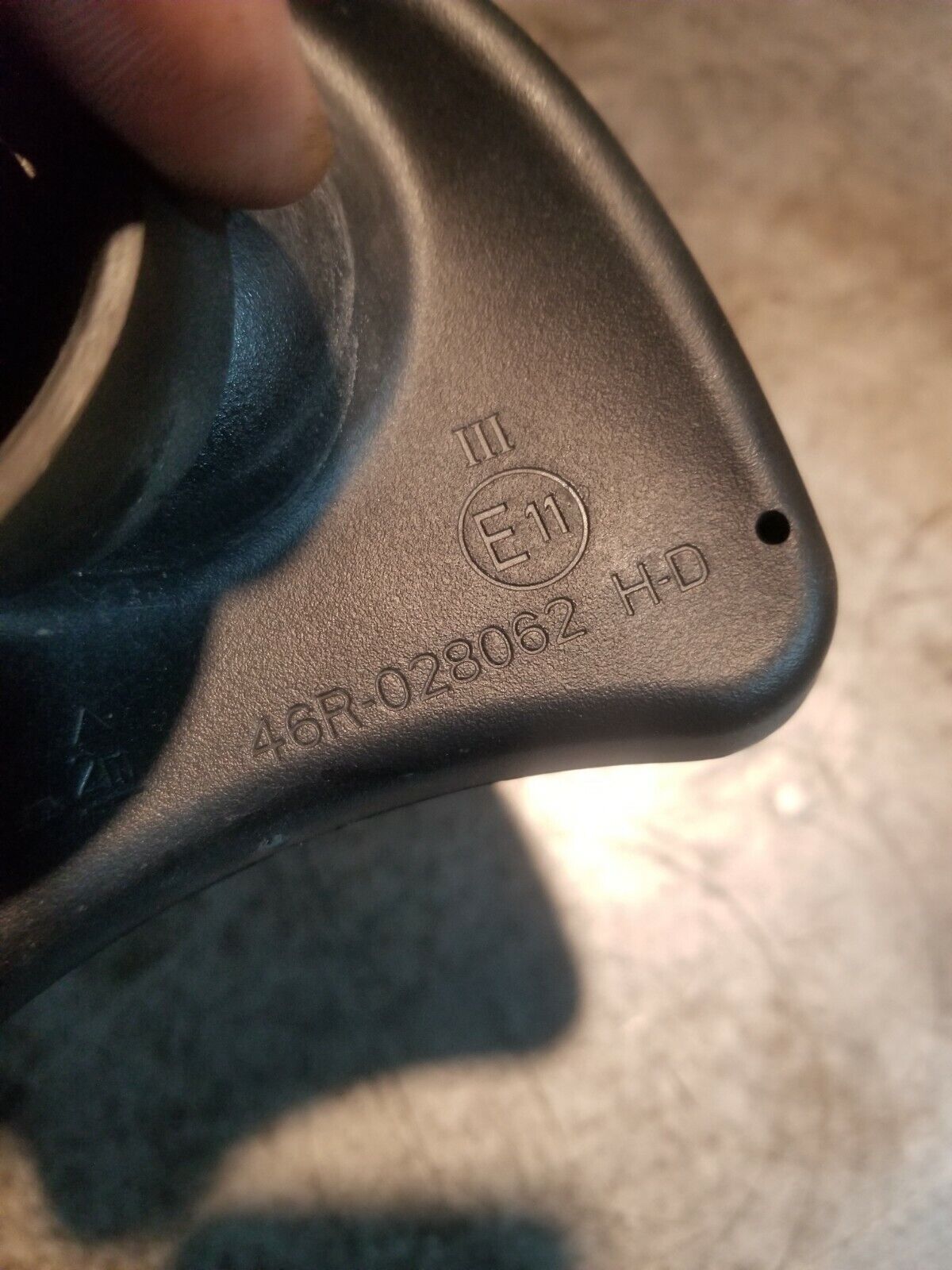 2016 HARLEY DAVIDSON CVO STREETGLIDE RH / PASSENGER SIDE MIRROR 56000012