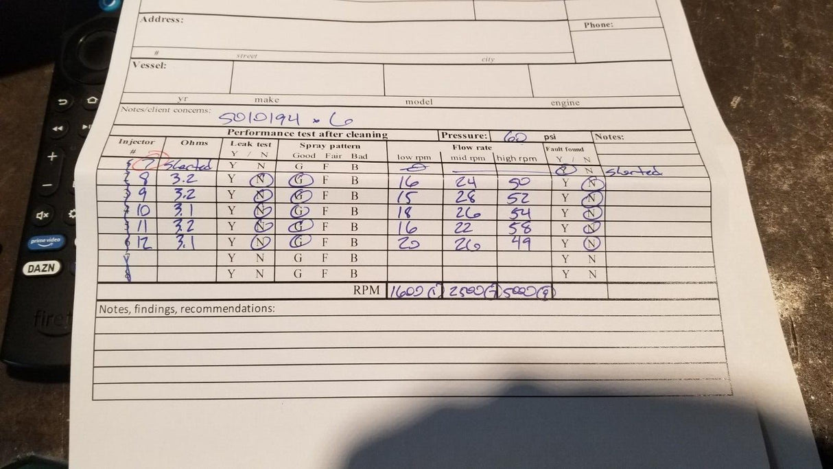 TESTED 5010194 5010207 injector 250ho 300 G2 250hp Johnson Evinrude 355152