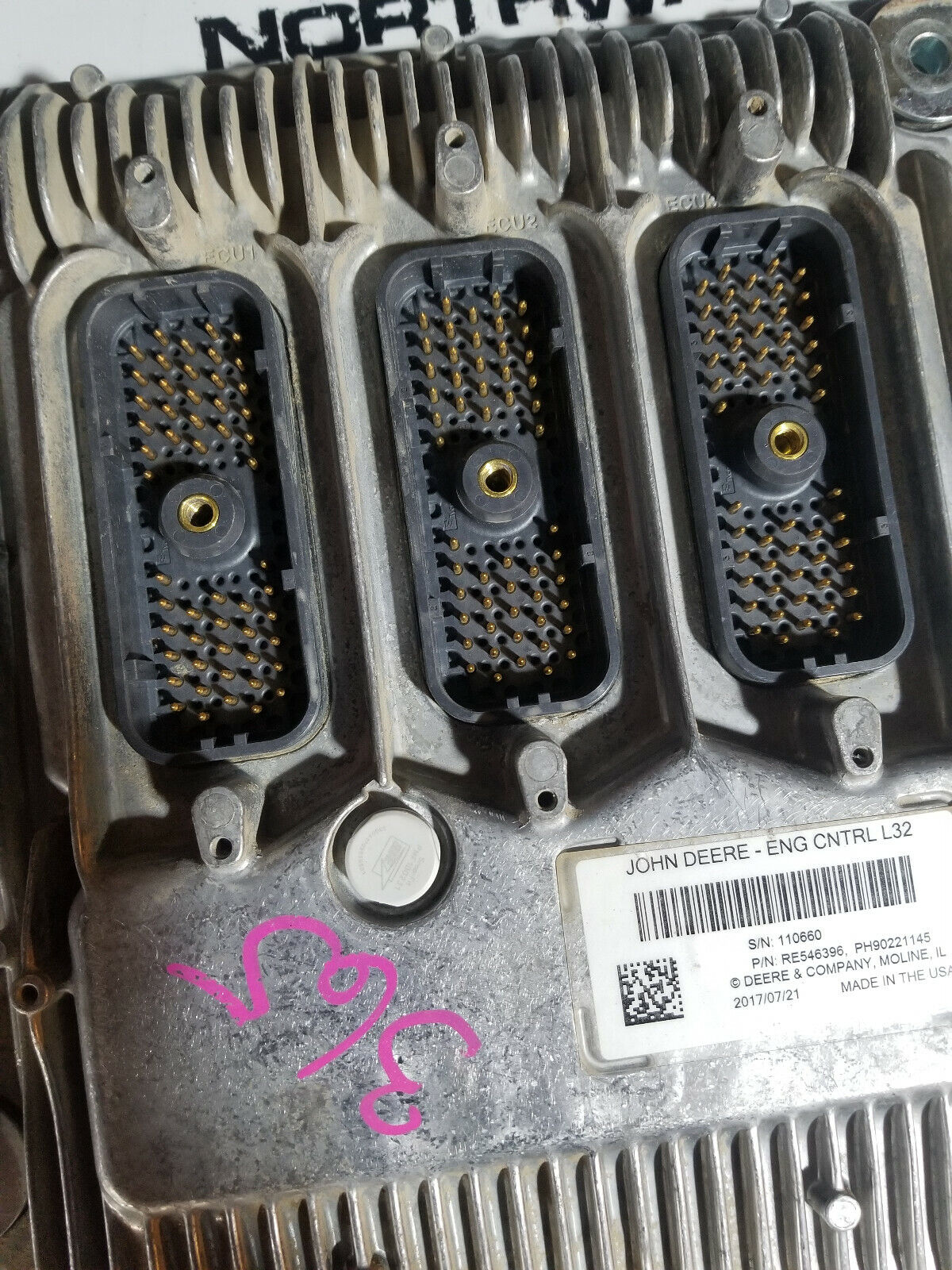 JOHN DEERE ECM RE546396 PH90221145 ENG CNTRL L32