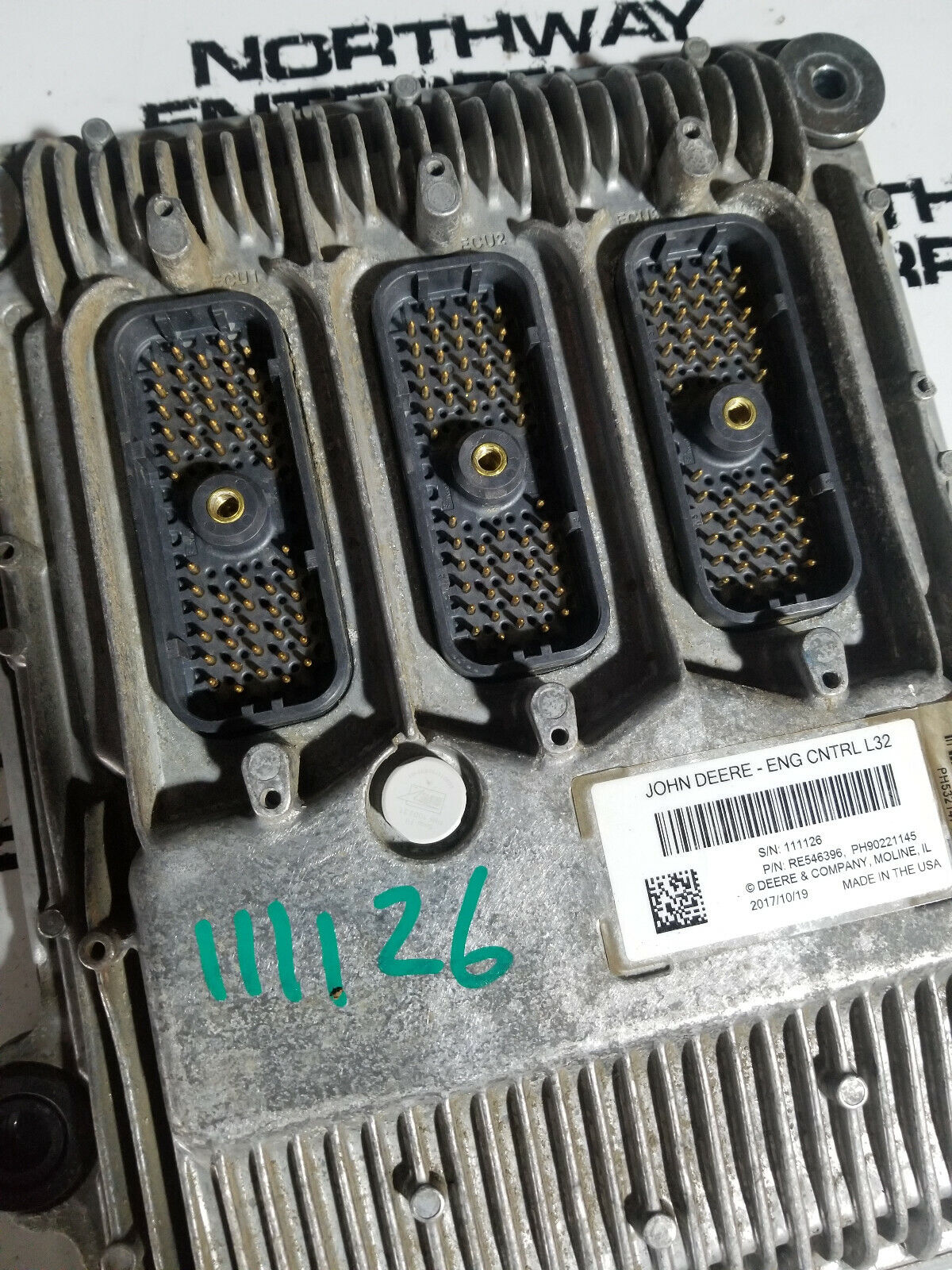 JOHN DEERE ECM RE546396 PH90221145 ENG CNTRL L32