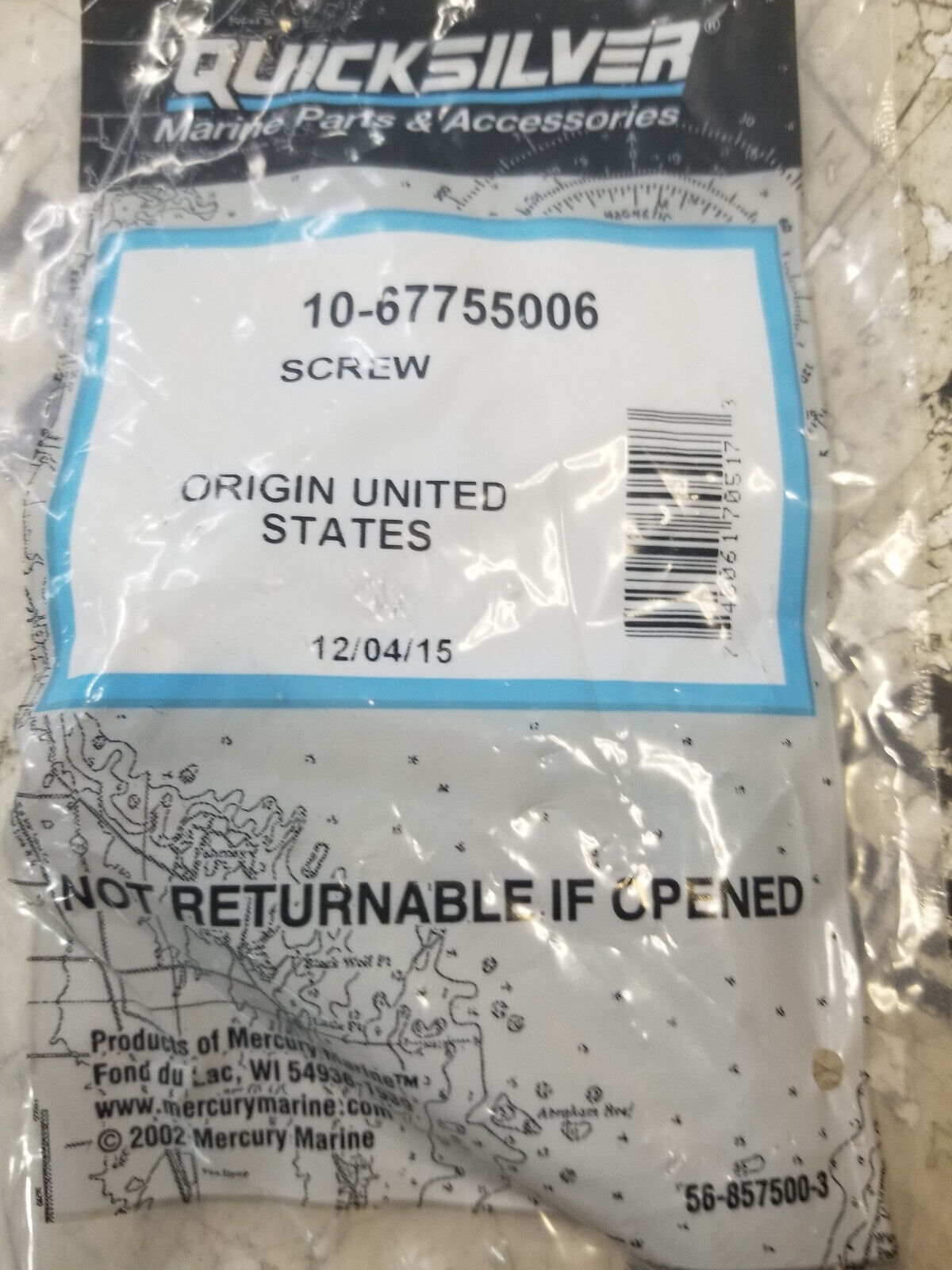 LOT OF 10PC - QUICKSILVER 10-67755006 BOLT SCREW