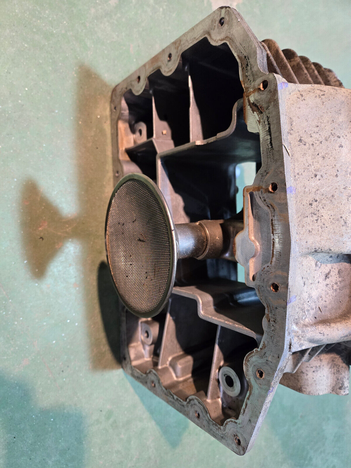 6.7L Powerstroke Upper Oil Pan bc3q-6675-eg bc3q-6676-fa