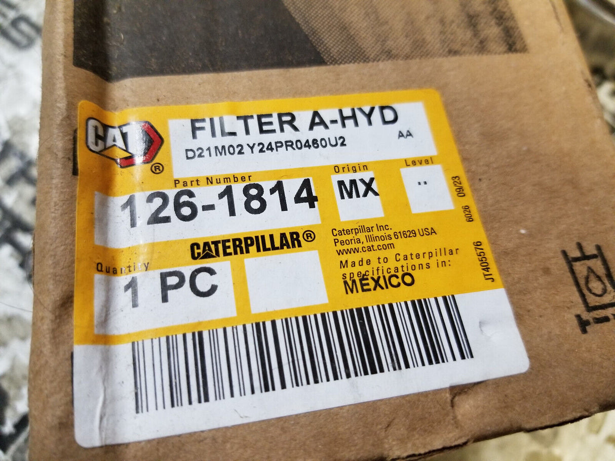 126-1814 Caterpillar Ultra High Efficiency Hydraulic Filter
