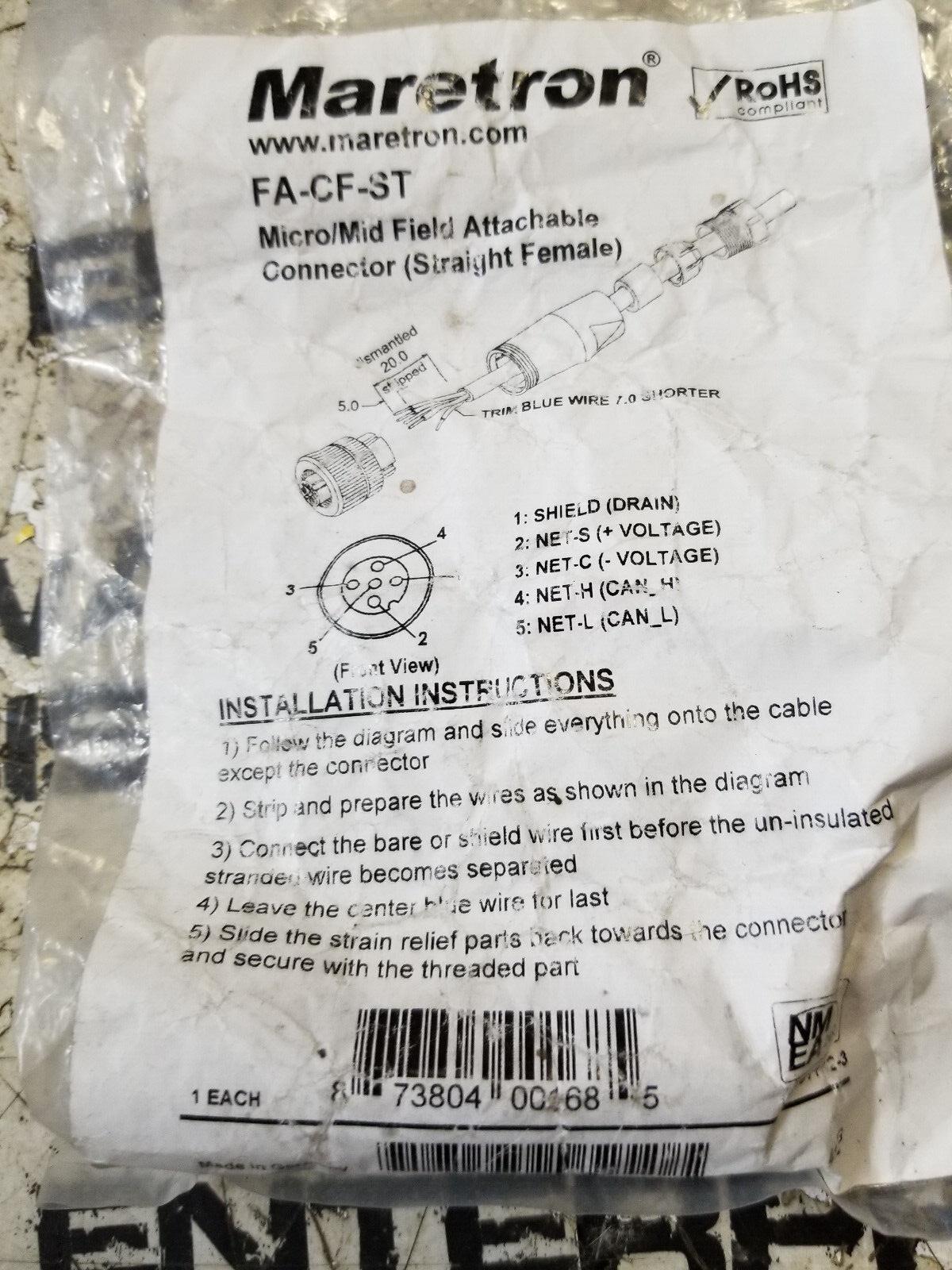 Maretron Micro Field-Attachable Connector Female #FA-CF-ST