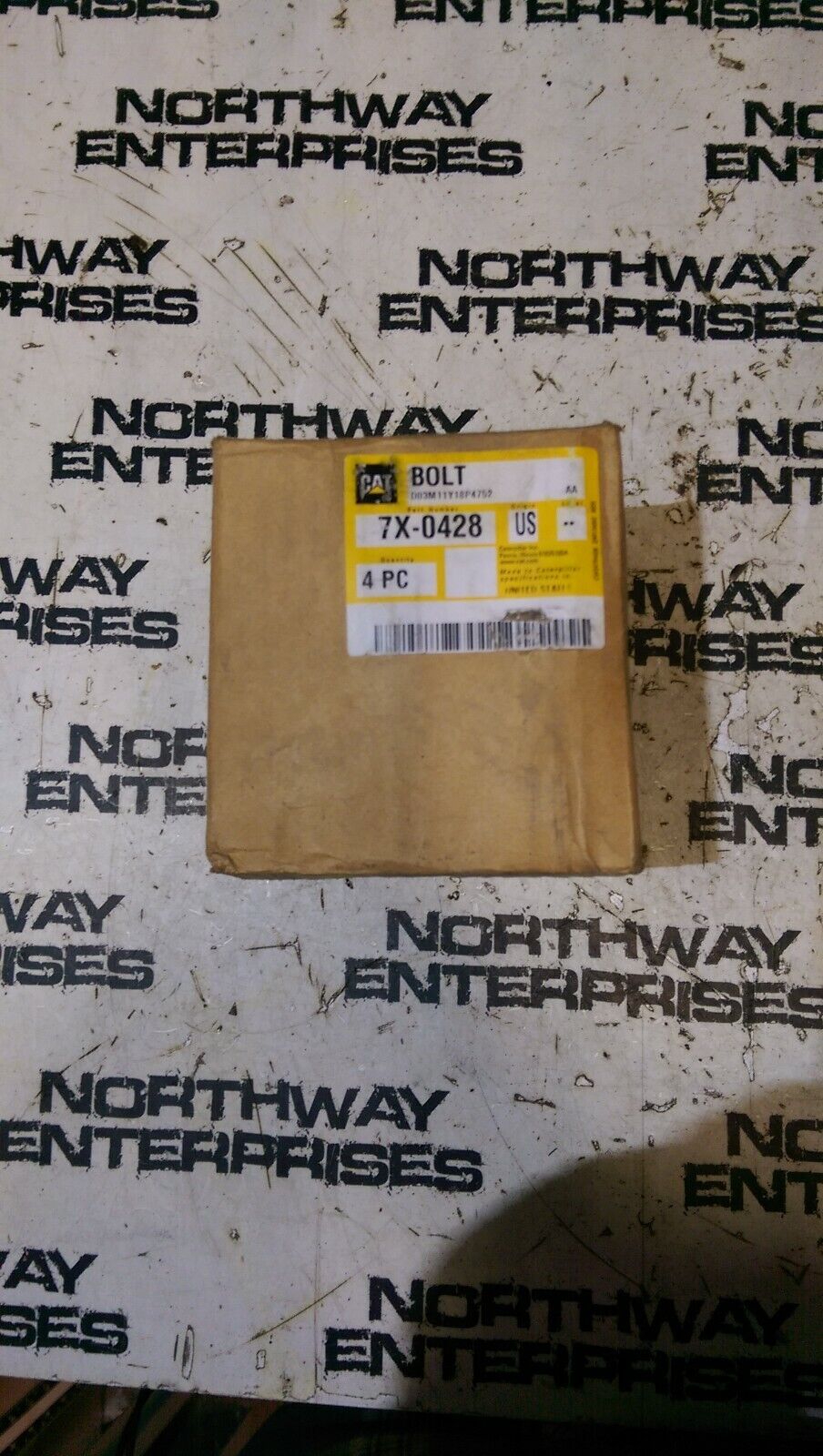 CATERPILLAR 7X-0428 BOLT - 4 BOLTS