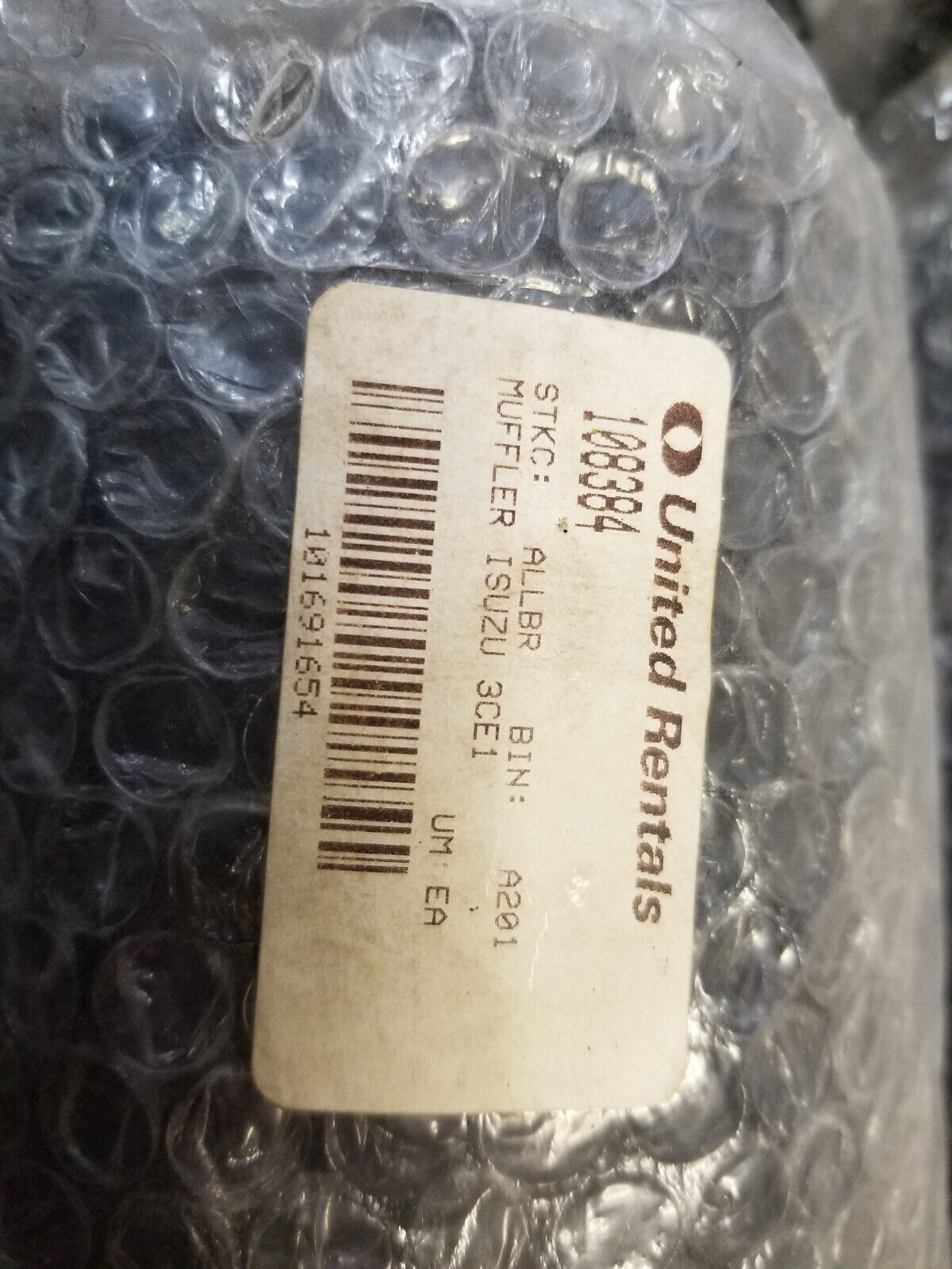 Allmand MH500IQ Maxi-Heat muffler FOR ISUZU 3CE1 108384