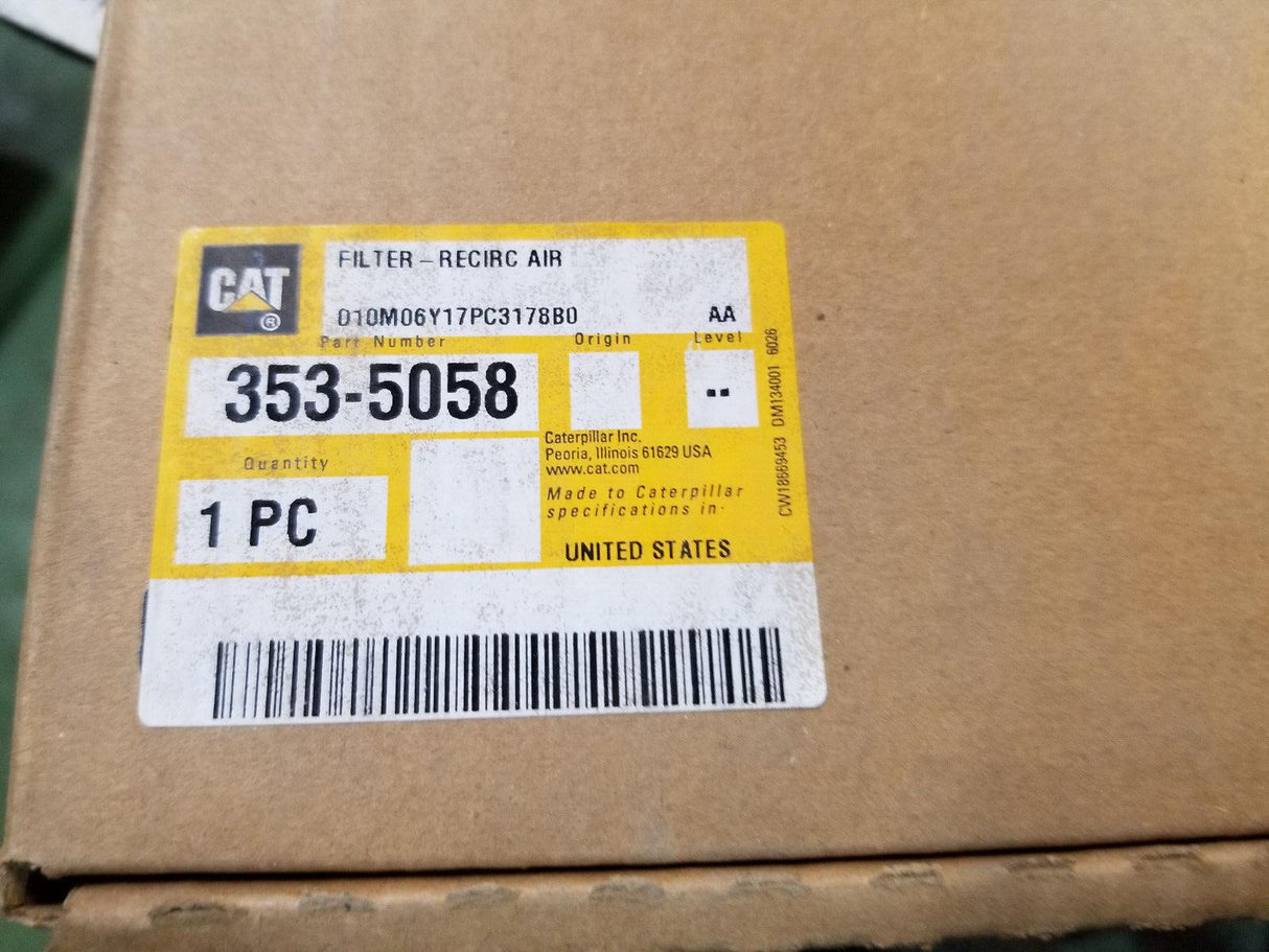 353-5058 CATERPILLAR FILTER ELEMENT 3535058