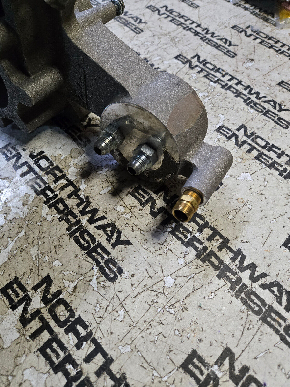 VMAC 3200467 MULTIFUNTION BRACKET, IDLER & OIL,MF, MACHINED