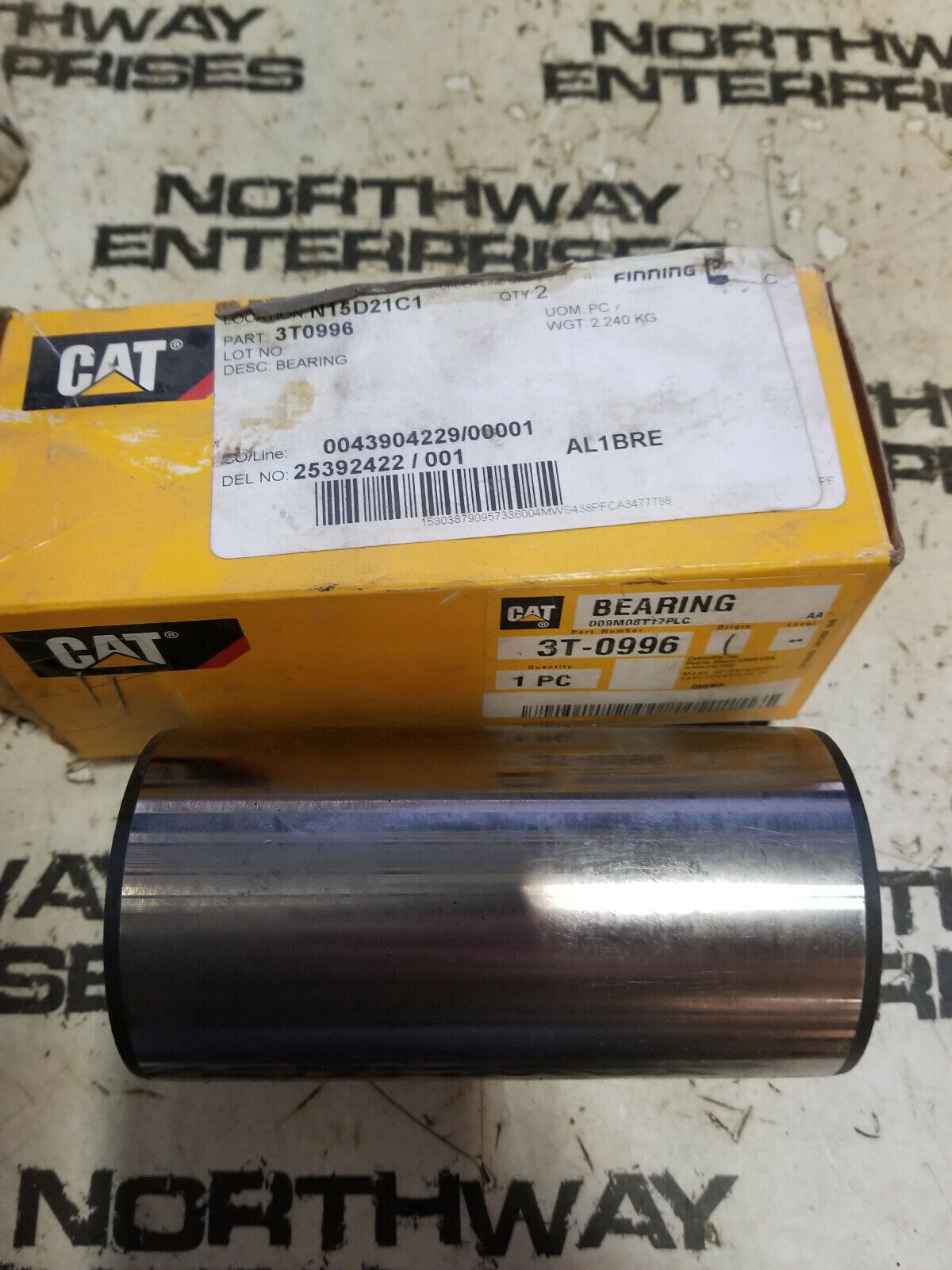 3T-0996 CATERPILLAR Sleeve Bearing (Bushing)