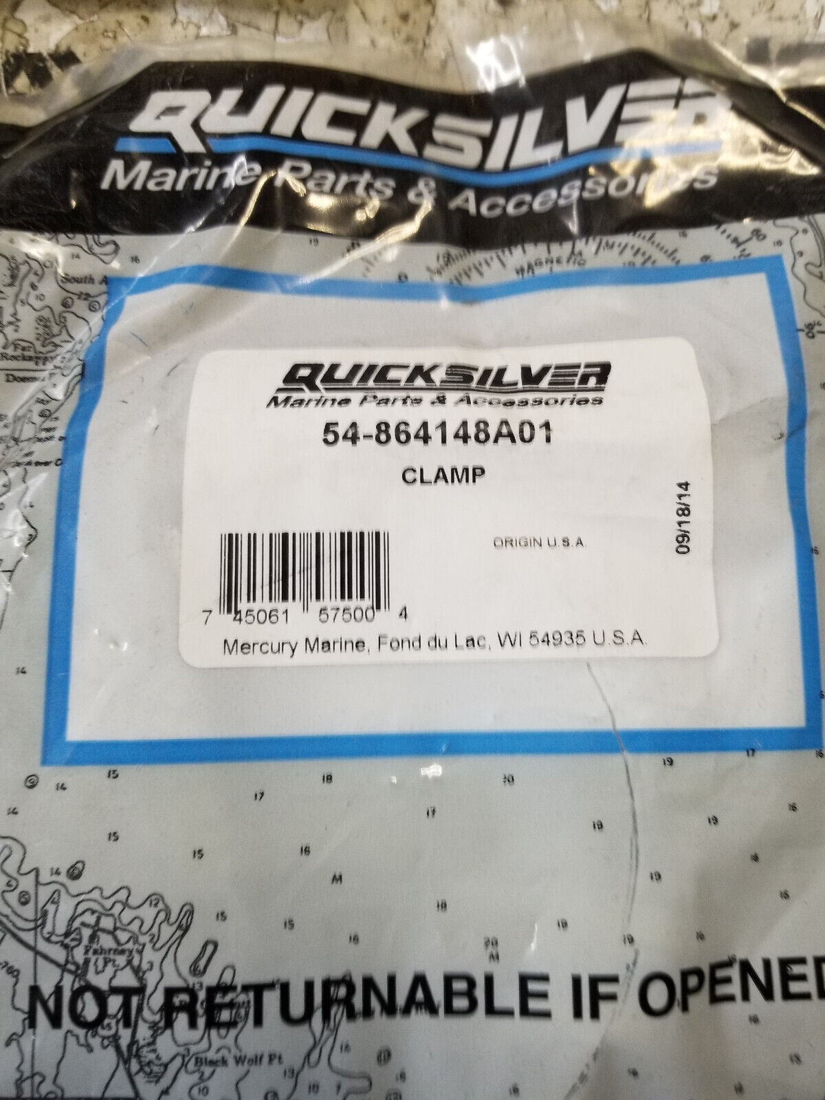 Quicksilver 54-864148A01 Clamp