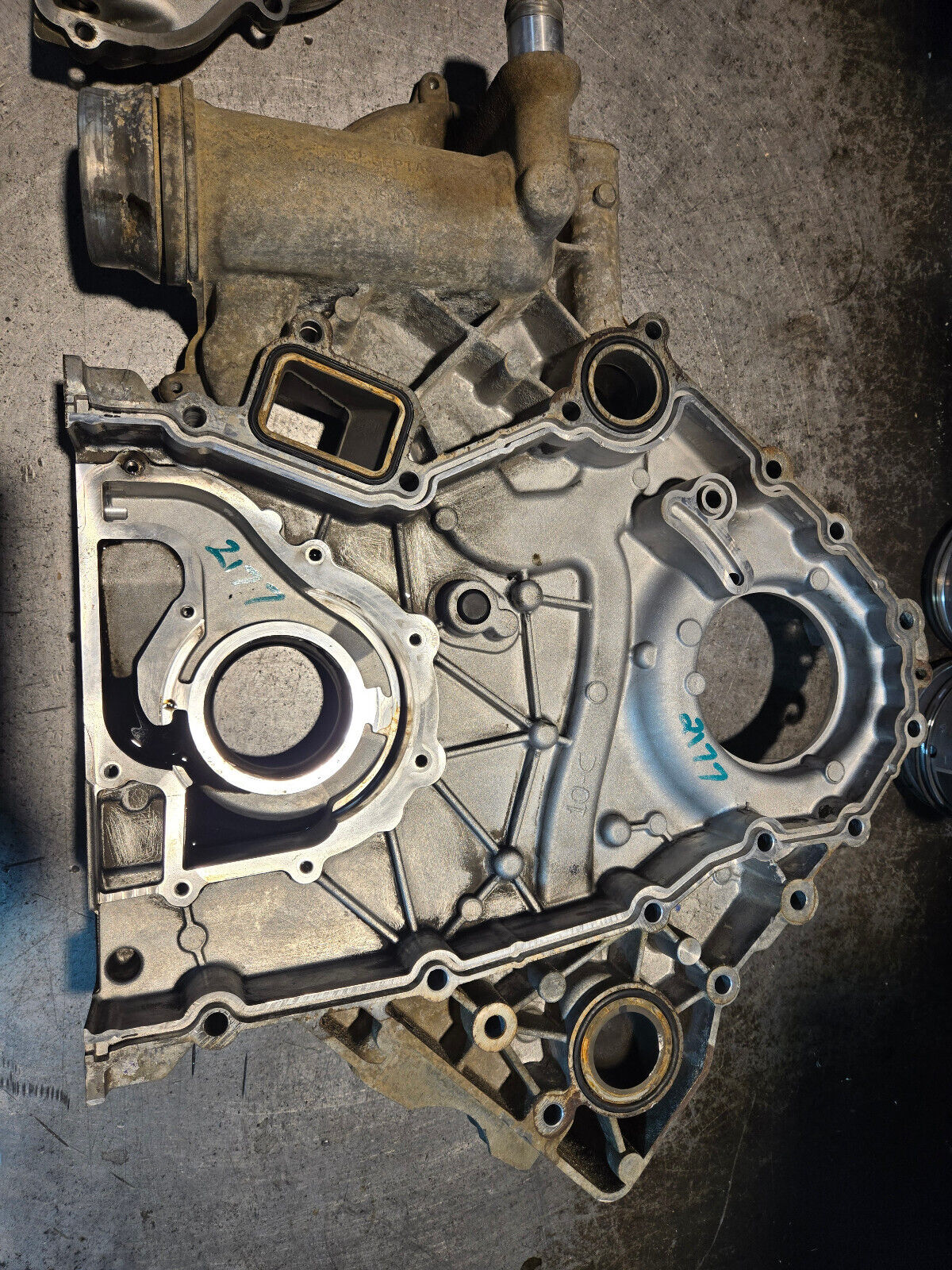 011 12 13 14 Ford 6.7 Powerstroke Diesel Front Timing Cover DC3Q-6059-AA REF2177