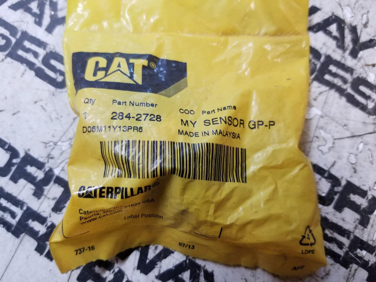 284-2728 For Caterpillar C13 C15 C16 Fuel Rail Pressure Sensor 2842728
