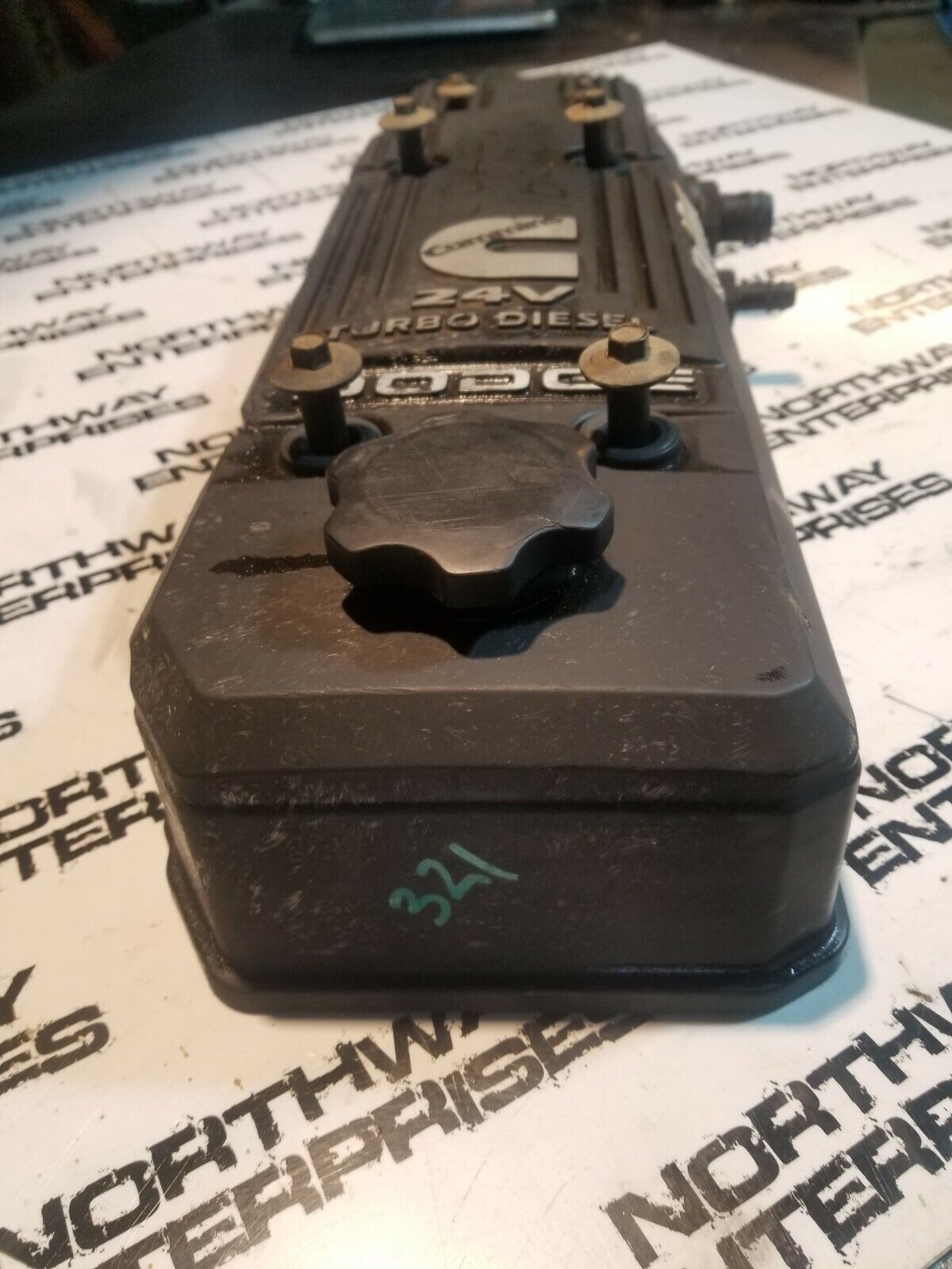 Dodge Ram 5.9L Cummins USED VALVE COVER ASSEMBLY 2005-07 4931453 4931454 RE321
