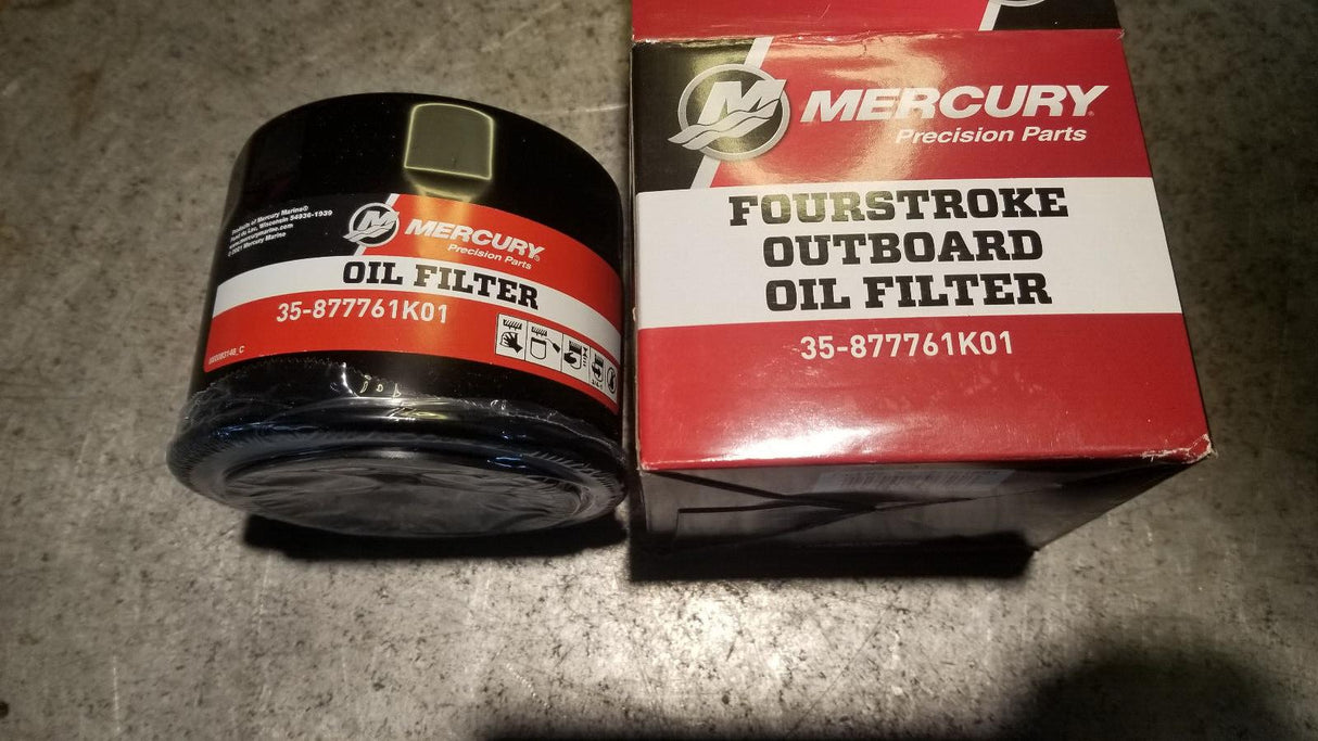 New Mercury Mercruiser Quicksilver 35-877761K01 OIL FILTER