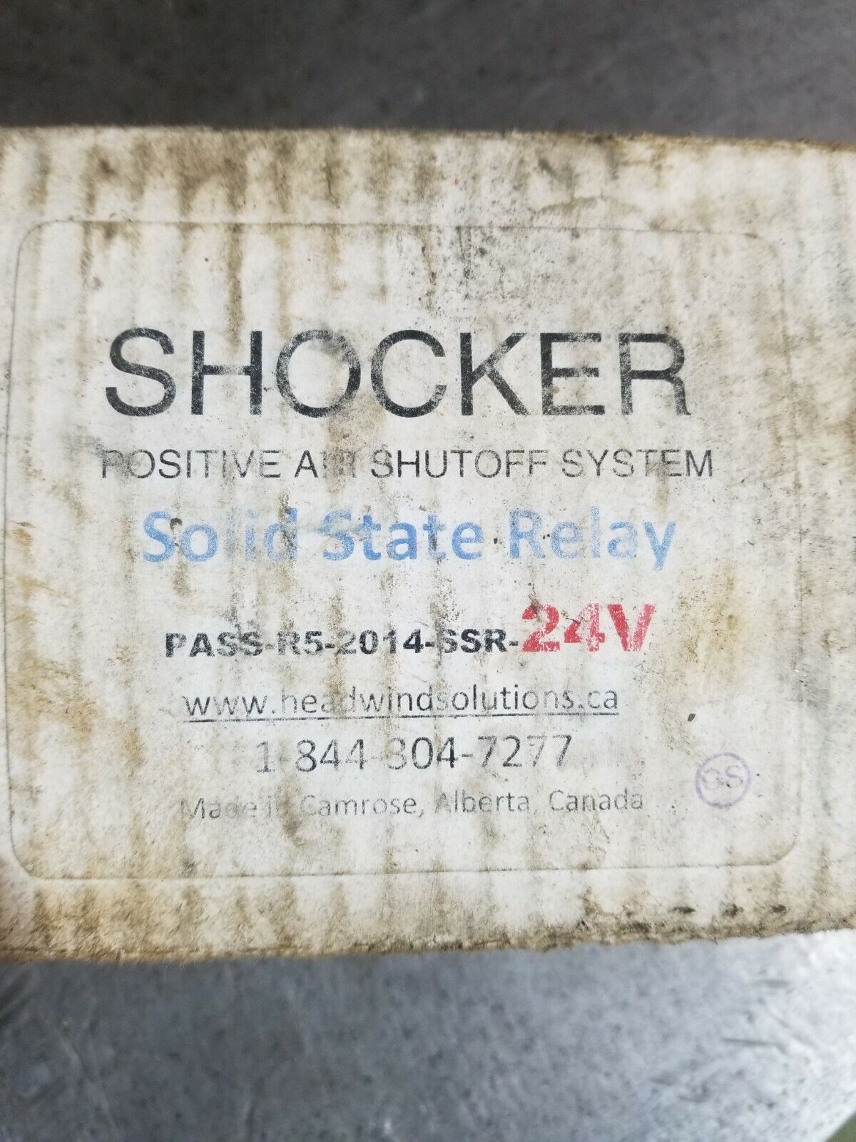Shocker PASS Solid State Relay Control / R5-2014-SSR 24V