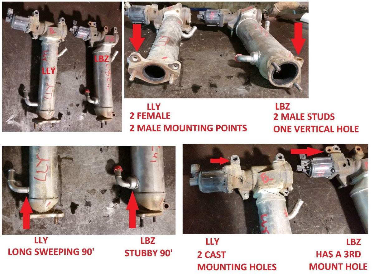 LLY DURAMAX DIESEL EGR VALVE EGR COOLER 8973036540 97303654