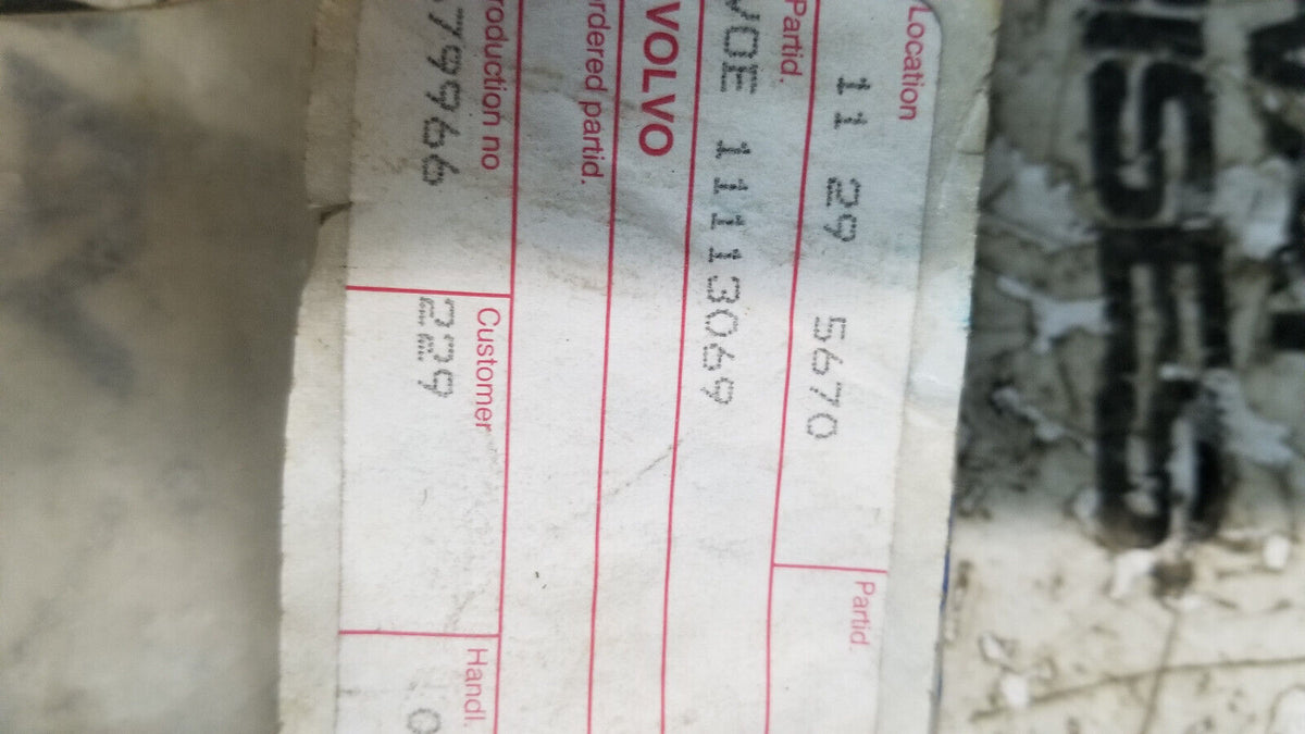 11113069 VOLVO VOE11113069 O-RING