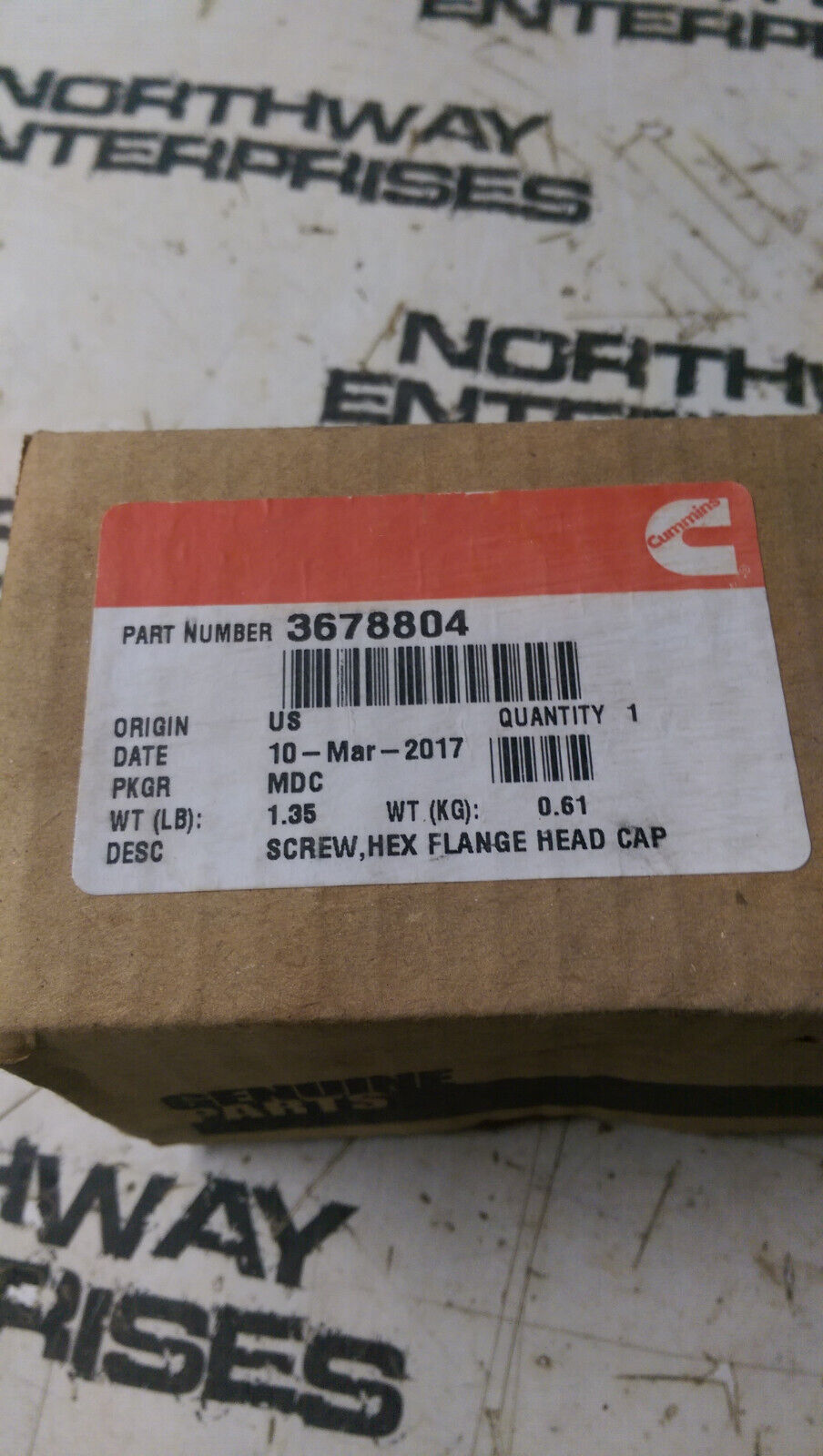 3678804 CUMMINS HEAD BOLT