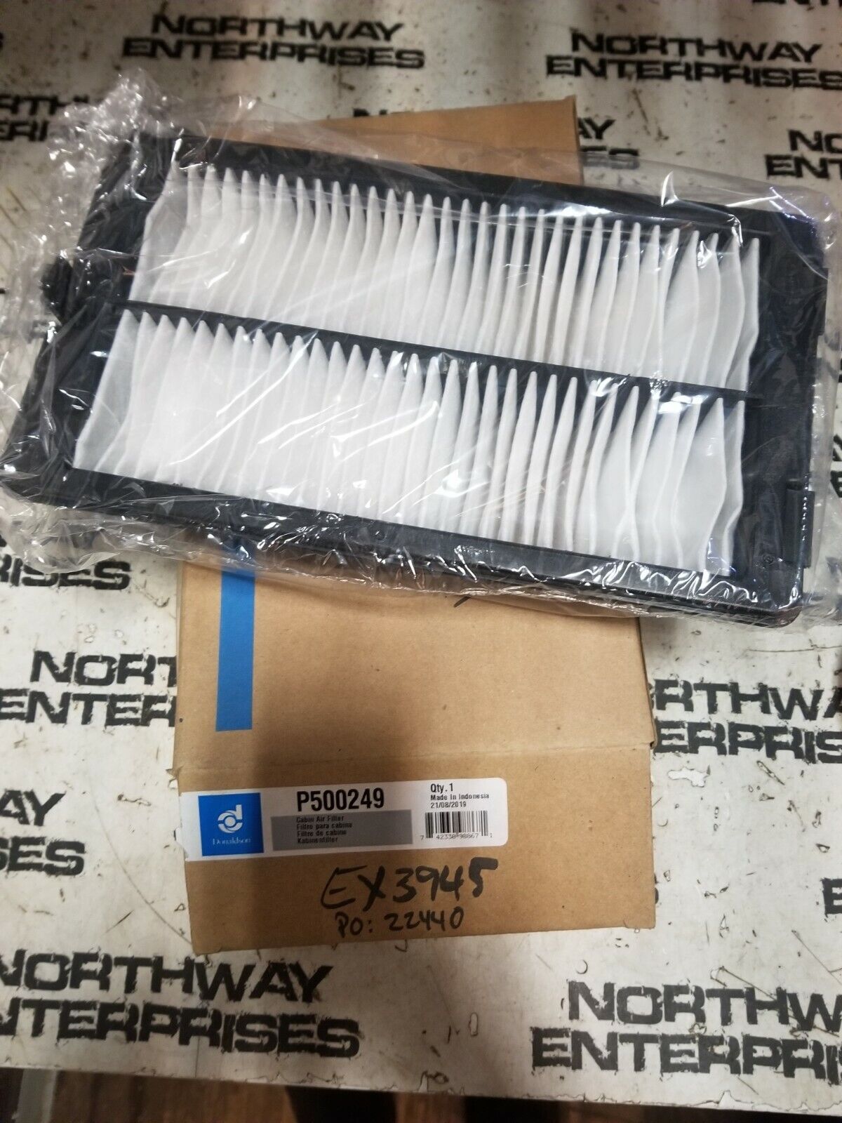 DONALDSON P500249 CABIN AIR FILTER