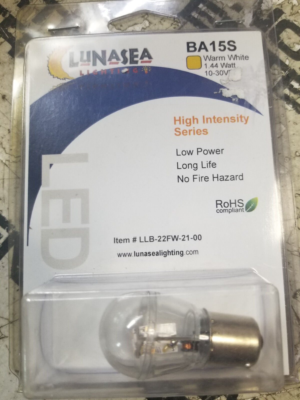 Lunasea LLB-22FW-21-00 Bayonet BA15S 16 LED Light Bulb