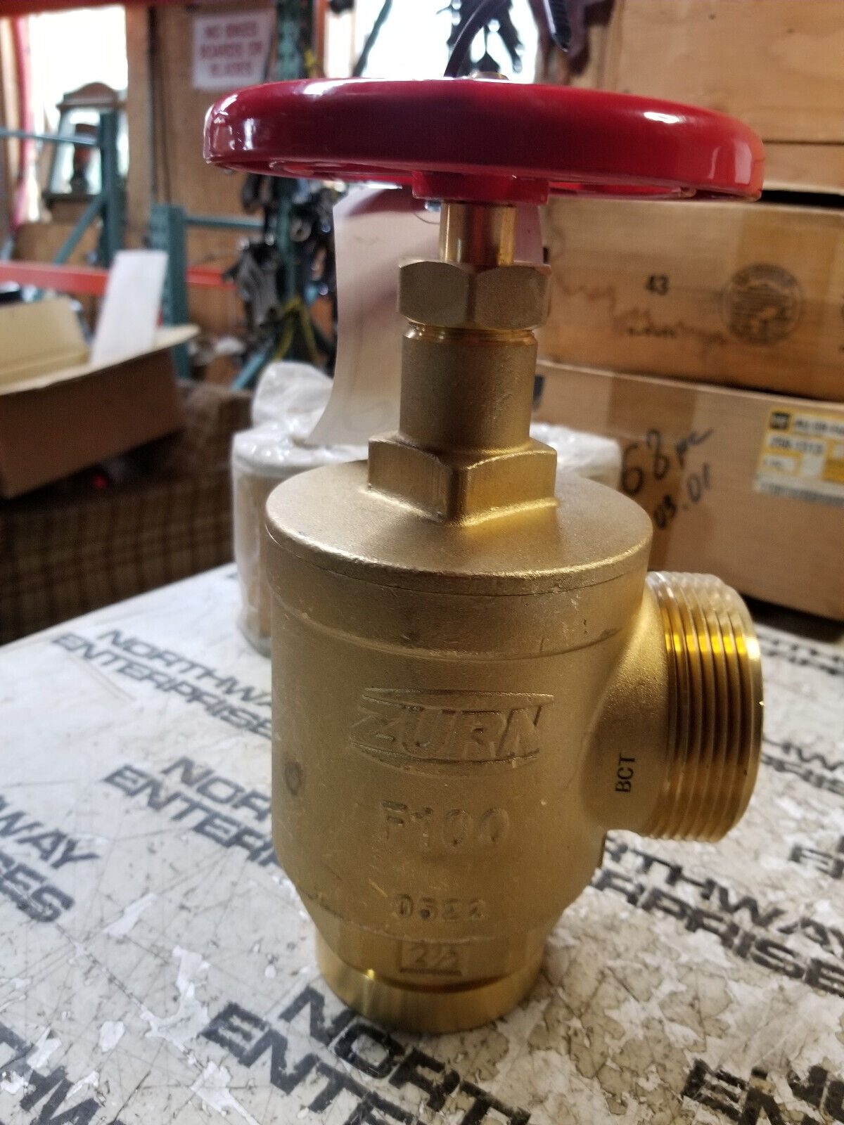 Zurn Fire Hose Valve 2-1/2" F100