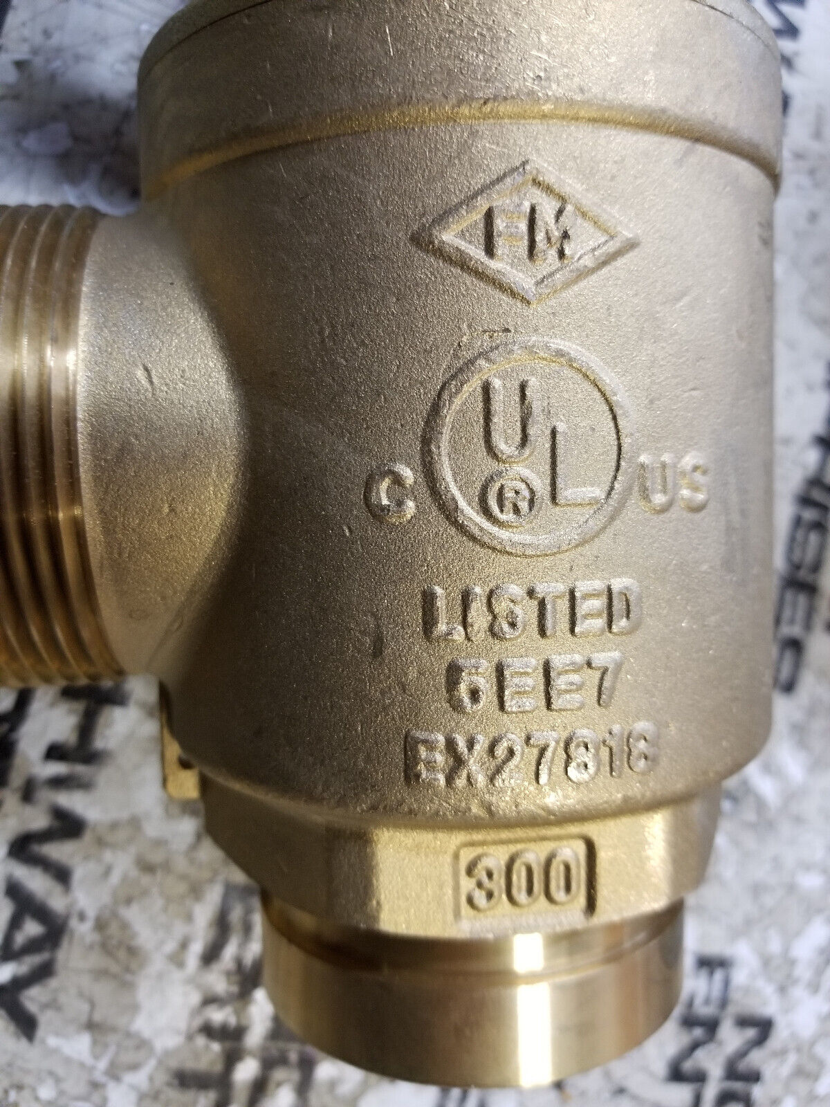 Zurn Fire Hose Valve 2-1/2" F100