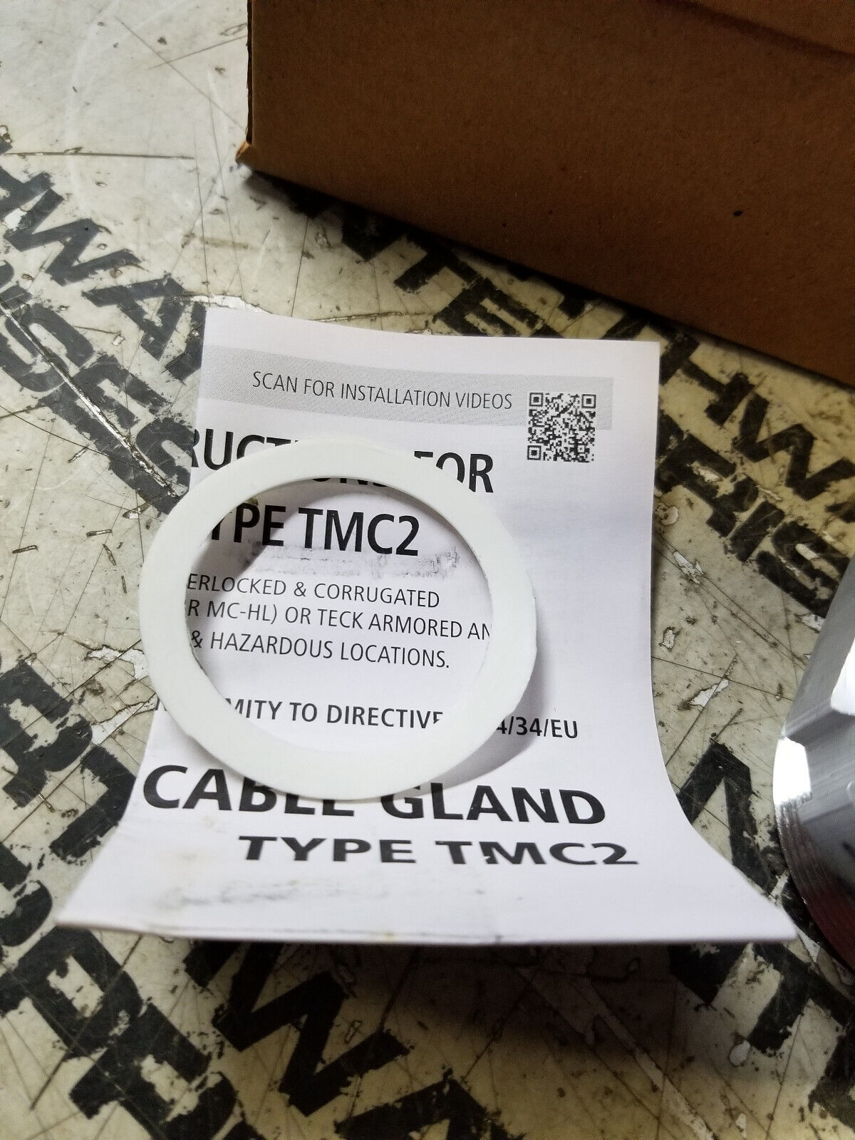 TMC2-200A233 ALUM TECK CONNECTOR 2"NPT CABLE RANGE 1.91" - 2.33"