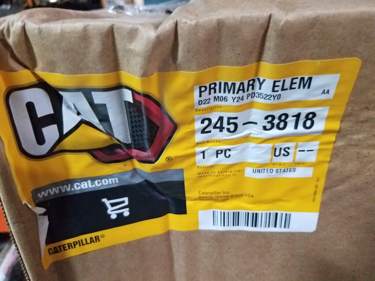 245-3818 CATERPILLAR 298mm Outer Diameter Primary Element 2453818