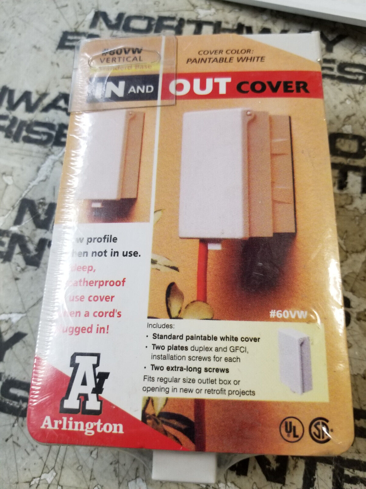 ARLINGTON 60VW Low Profile IN-and-OUT Covers for New or Existing Construction