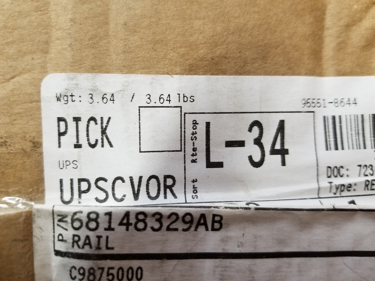 2014-2019 Jeep Ram Diesel NEW Fuel Injector Rail Right 68148329AB 0445216050