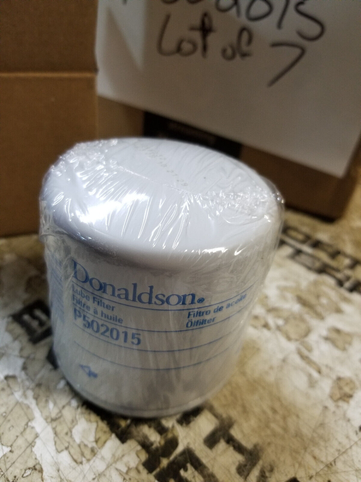 LOT OF 7PC - P502015 DONALDSON LUBE FILTER