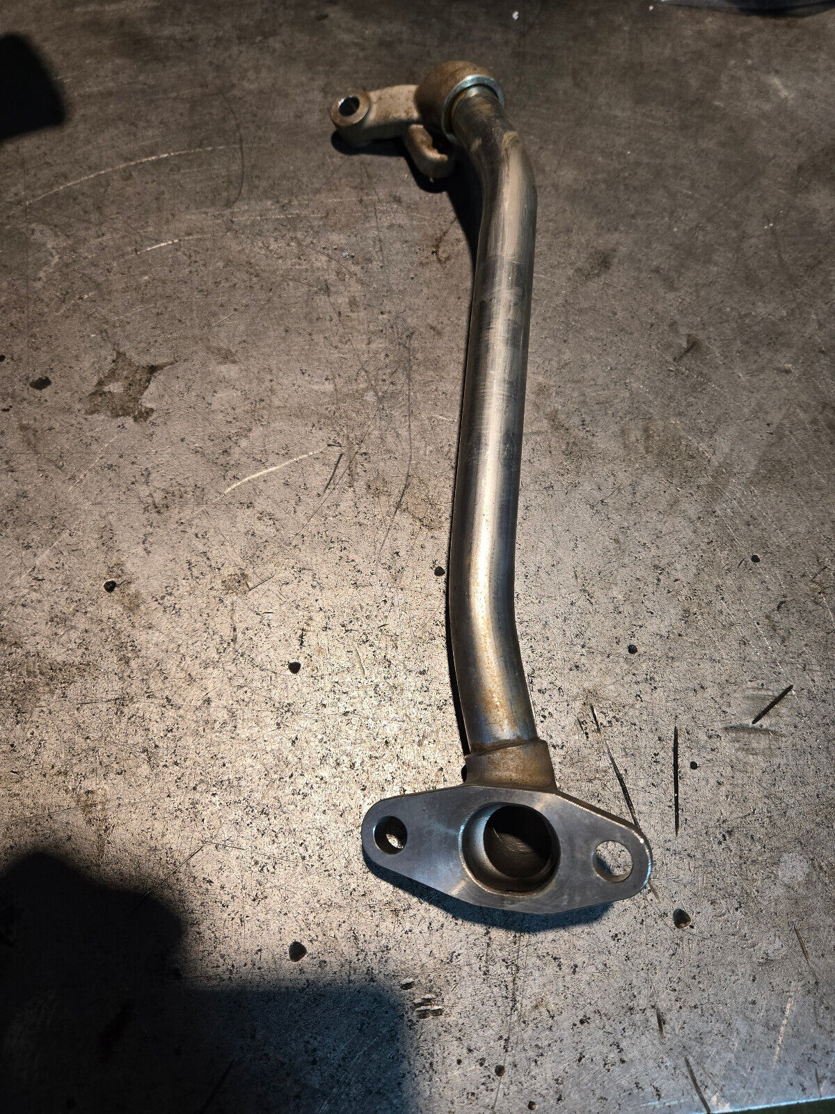 2017-2019 CHEVY L5P DURAMAX 6.6L DIESEL LOWER PIPE OIL OUTLET TUBE 12705525