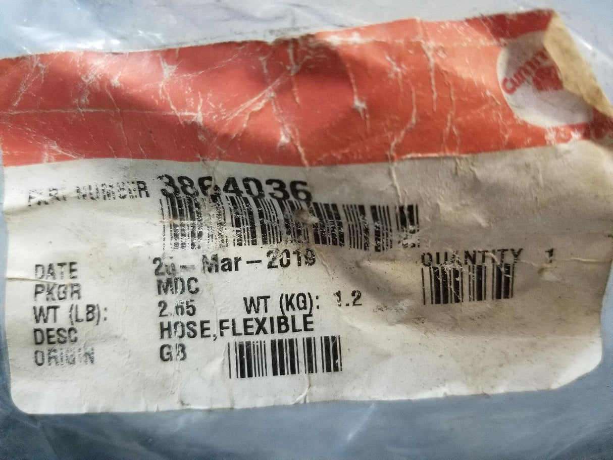3864036 CUMMINS FLEXIBLE HOSE QSB 6.7