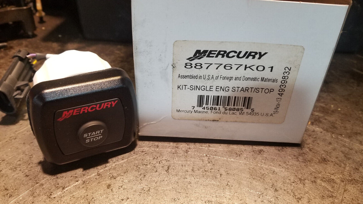 Smart Start Button Switch for Quicksilver Mercury Mariner Outboard 887767K01