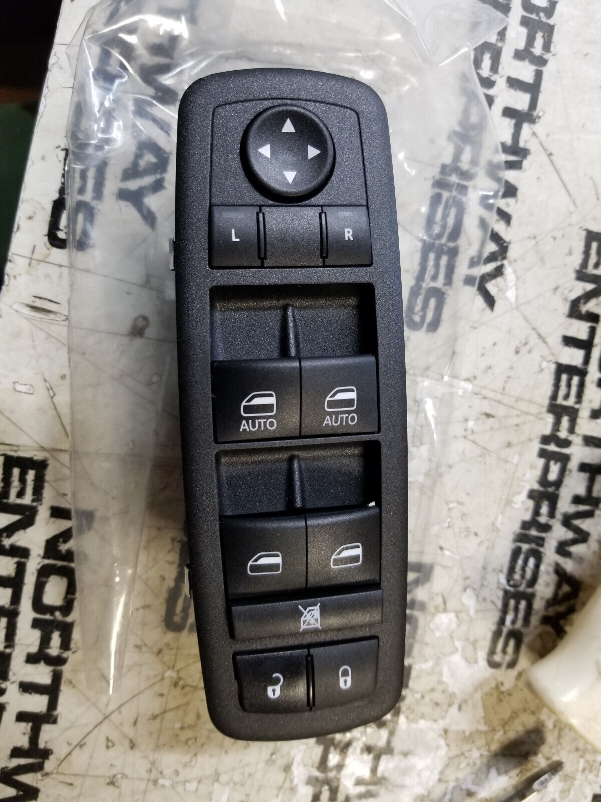 Genuine Mopar Front Door Switch And Bezel Left Front Door 68620448AA