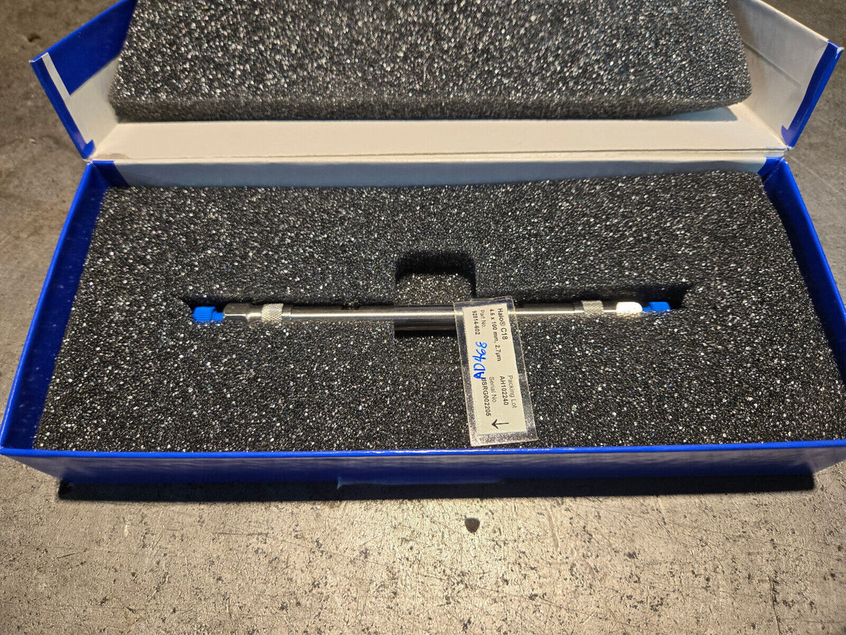 HALO C18 4.6 X 100 MM, 2.7um COLUMN PART NO: 92814-602