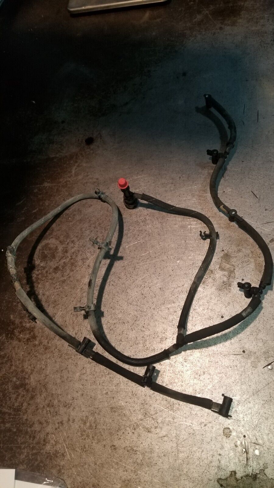 bc3q-9k022-bc 11-2013 Ford F350 F450 F550 6.7L Powerstroke Fuel Return Lines