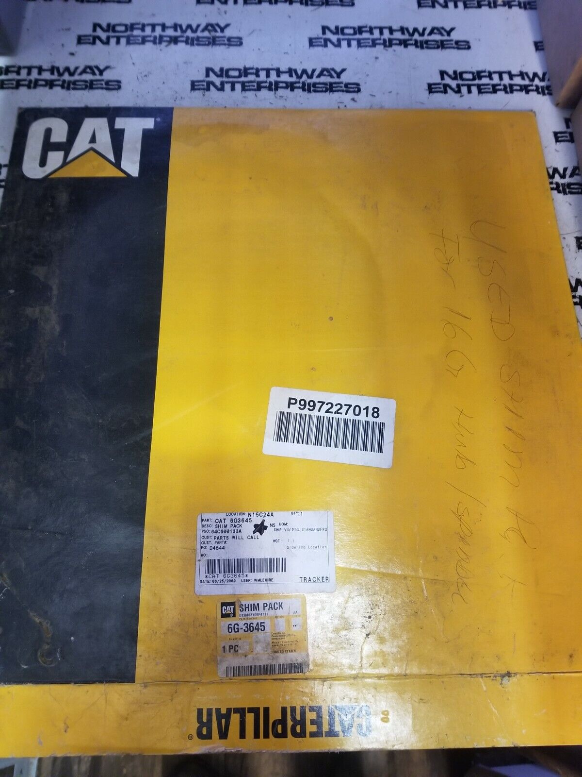 6G-3645 CAT SHIM PACK