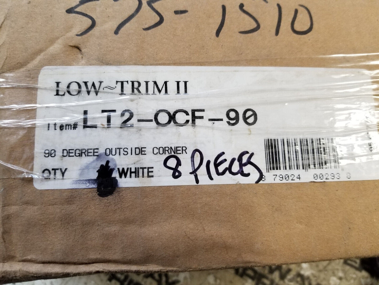 LOT OF 8PC - ARGO LO TRIM II 90 Degree Outside Corner LT2-OCF-90